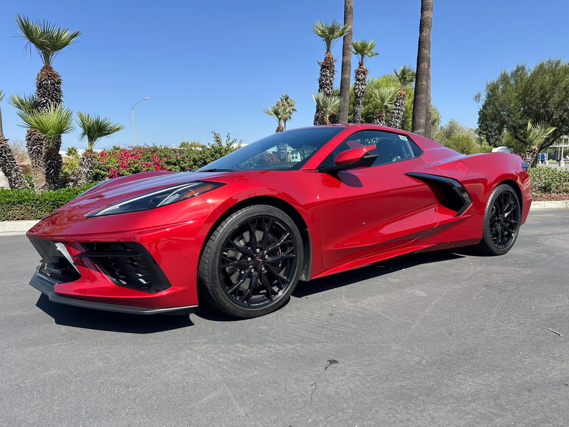 2023 Red C8 Corvette Convertible 8467