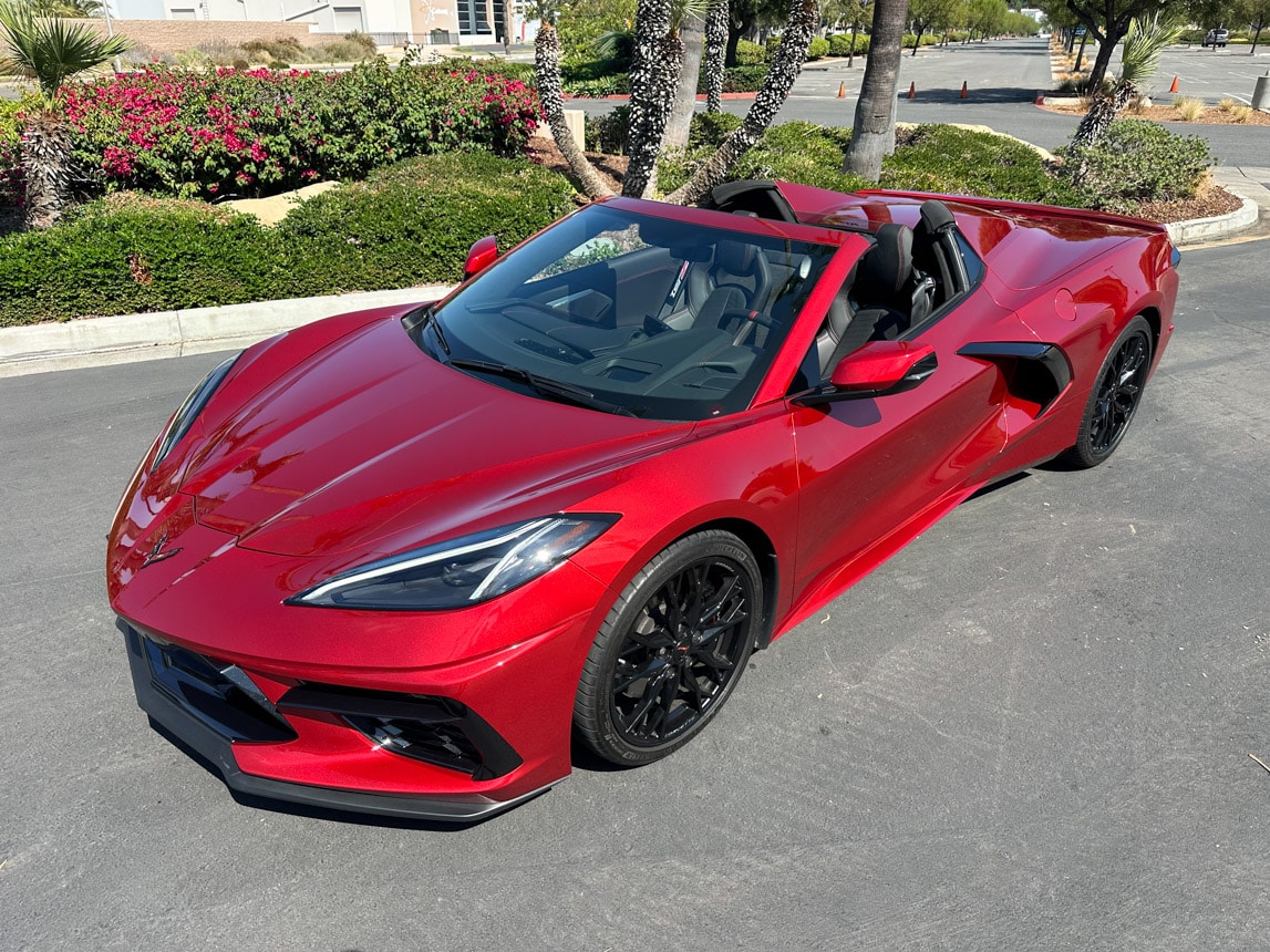 2023 Red C8 Corvette Convertible 8475