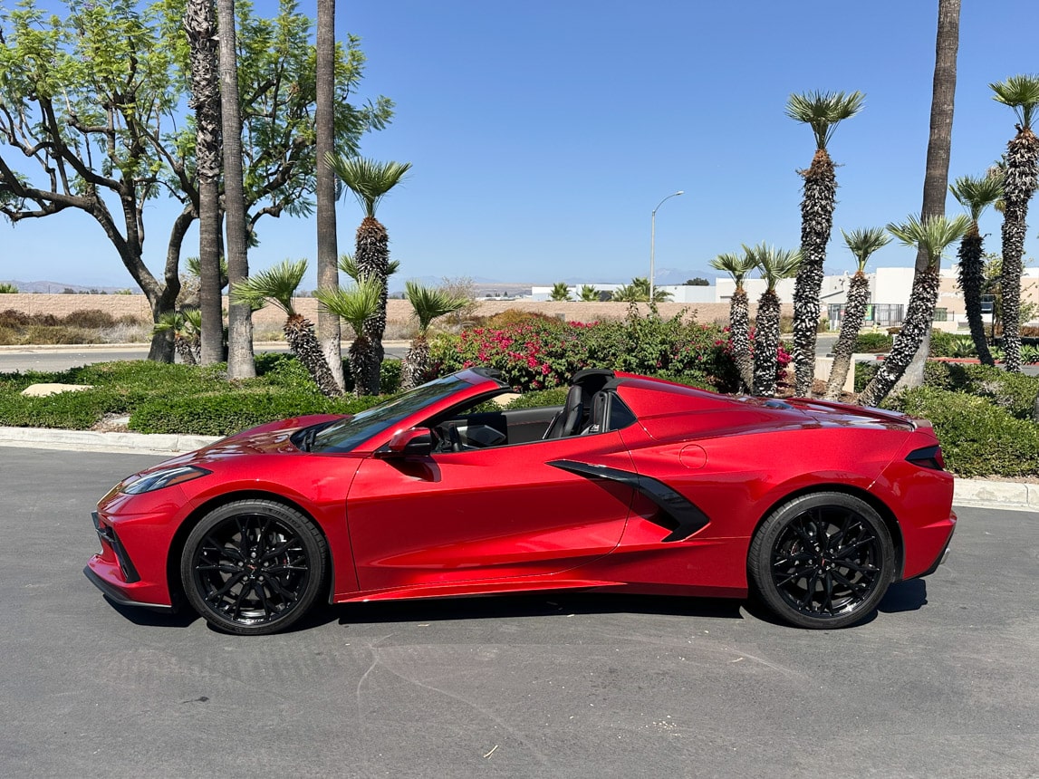 2023 Red C8 Corvette Convertible 8476