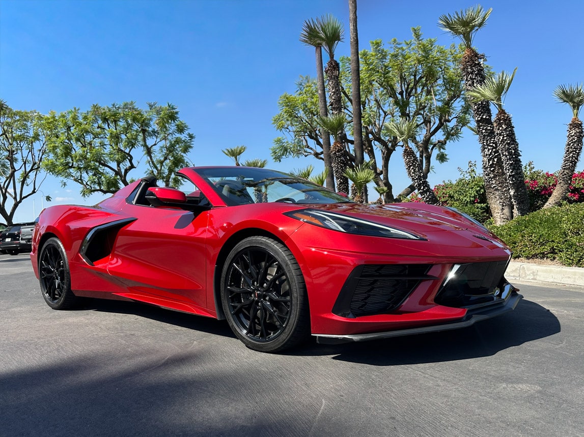 2023 Red C8 Corvette Convertible 8479