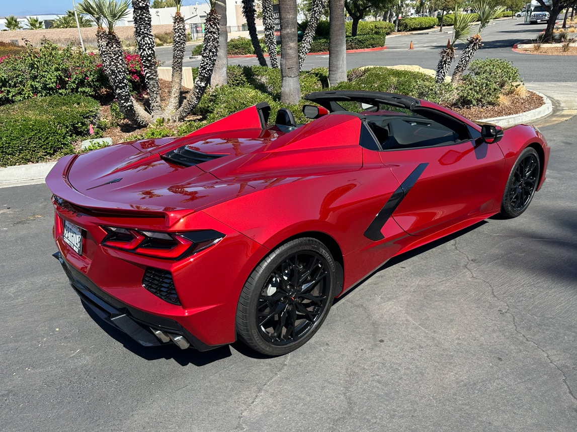 2023 Red C8 Corvette Convertible 8482