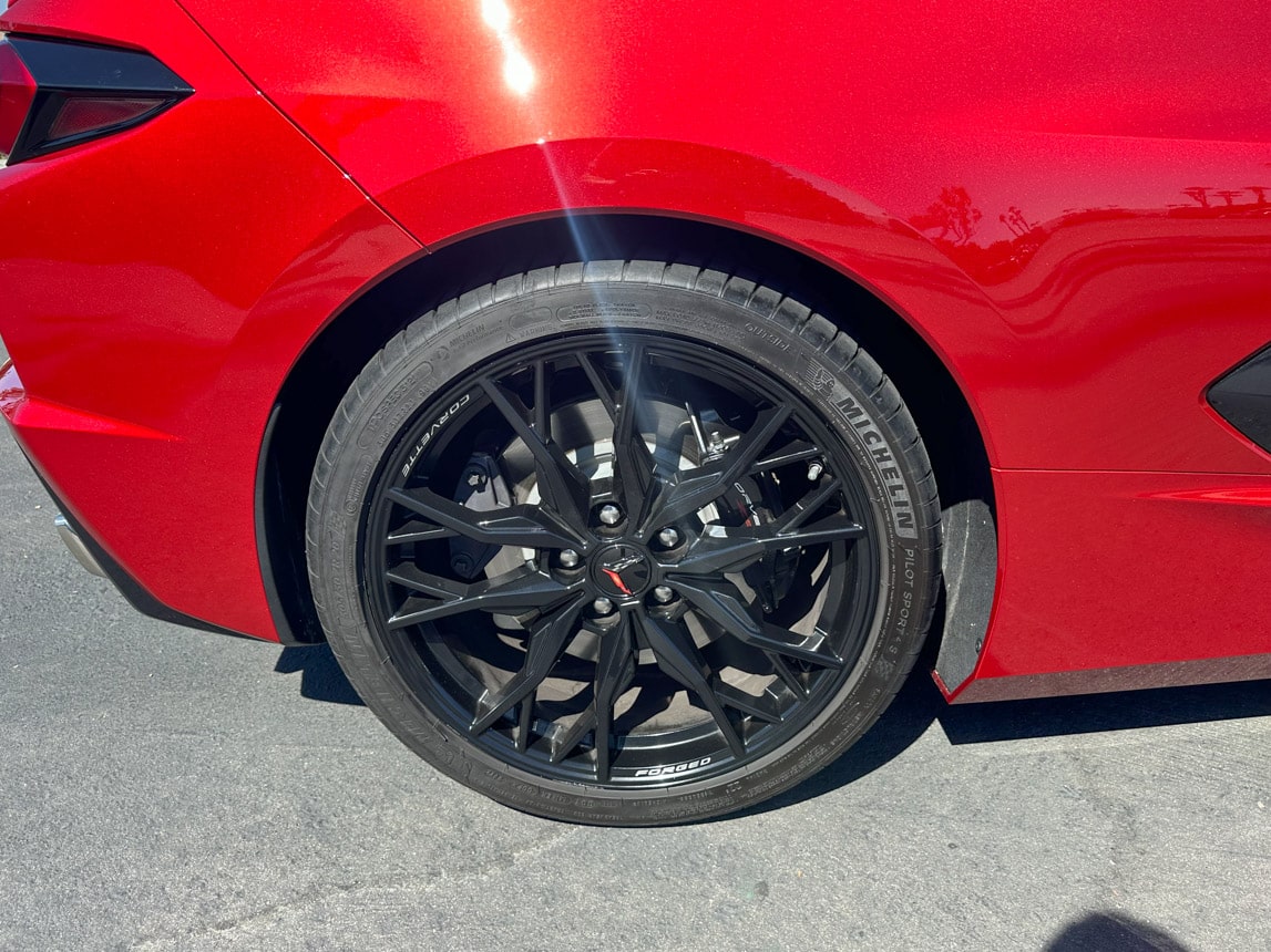 2023 Red C8 Corvette Convertible 8489