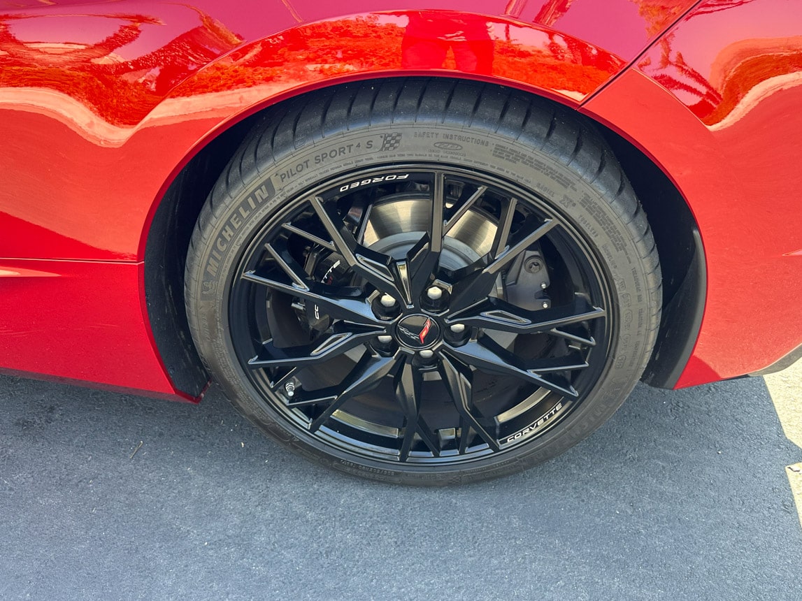 2023 Red C8 Corvette Convertible 8490