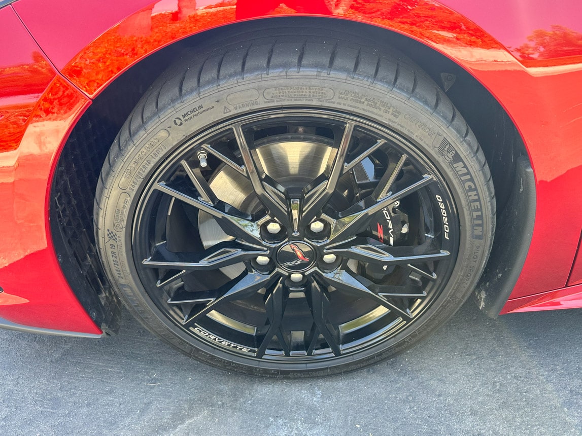 2023 Red C8 Corvette Convertible 8491