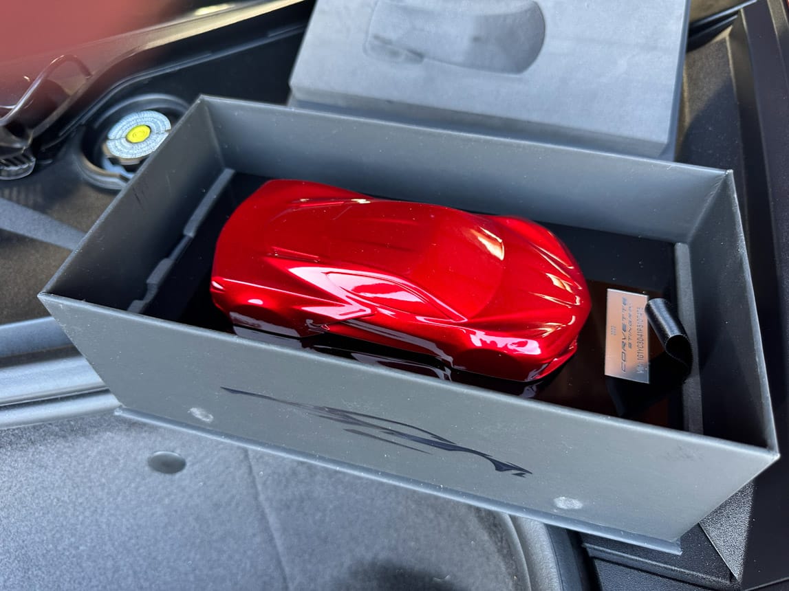 2023 Red C8 Corvette Convertible 8499